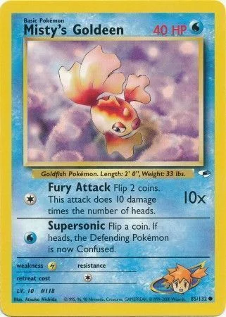 Misty's Goldeen Lv.10 — Gym Heroes
