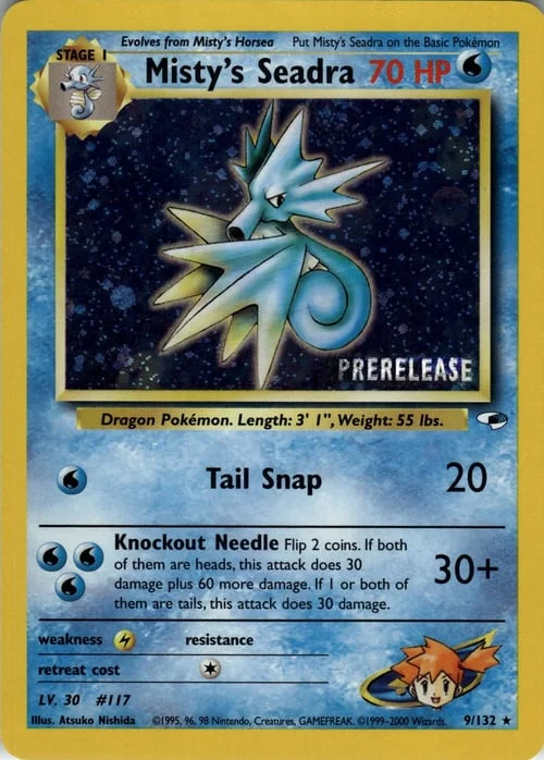 Misty's Seadra — Prerelease Promos
