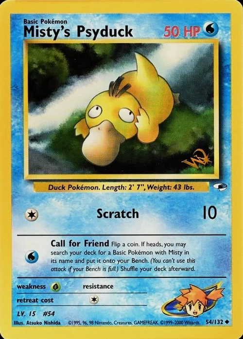Misty's Psyduck Lv.15 — W Promos