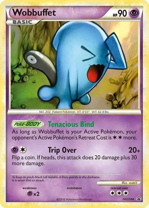 Wobbuffet — HGSS Black Star Promos