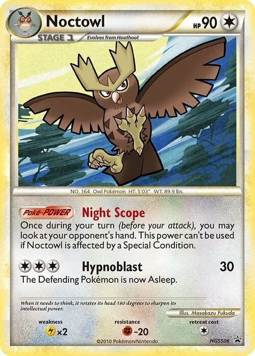 Noctowl — HGSS Black Star Promos