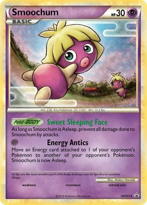 Smoochum — HGSS Black Star Promos