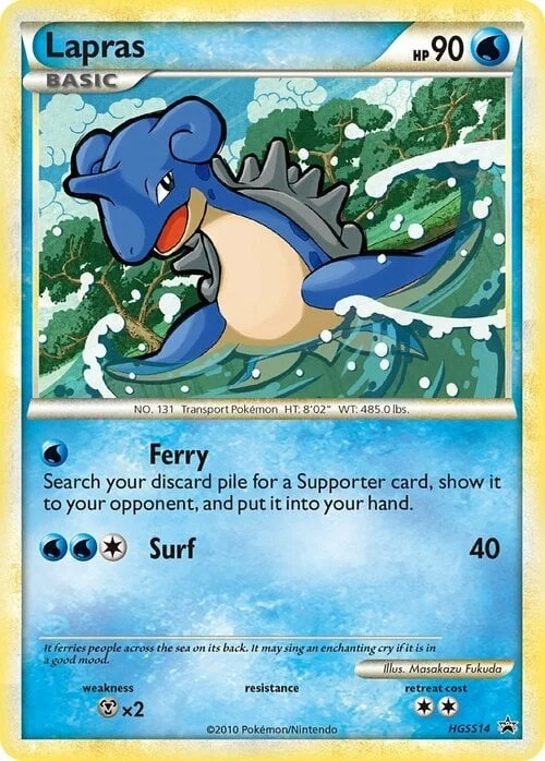 Lapras — HGSS Black Star Promos