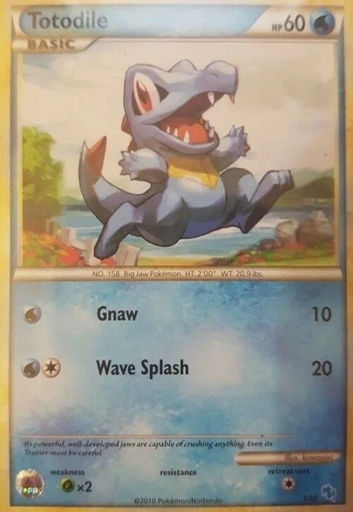 Totodile — HS Trainer Kit (Gyarados)
