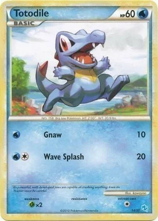 Totodile — HS Trainer Kit (Gyarados)