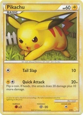 Pikachu — HS Trainer Kit (Raichu)