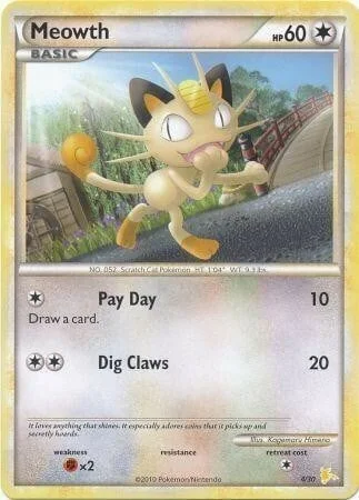 Meowth — HS Trainer Kit (Raichu)