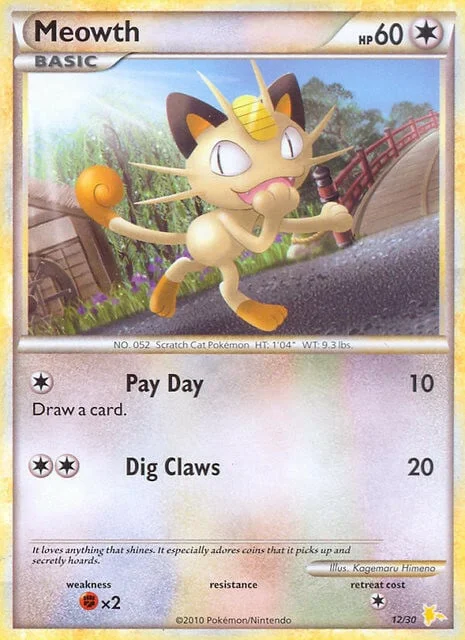 Meowth — HS Trainer Kit (Raichu)