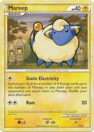 Mareep — HS Trainer Kit (Raichu)