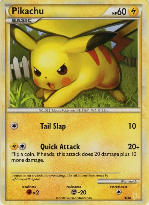Pikachu — HS Trainer Kit (Raichu)