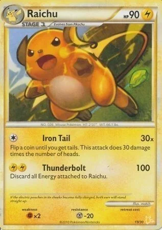 Raichu — HS Trainer Kit (Raichu)