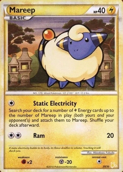 Mareep — HS Trainer Kit (Raichu)