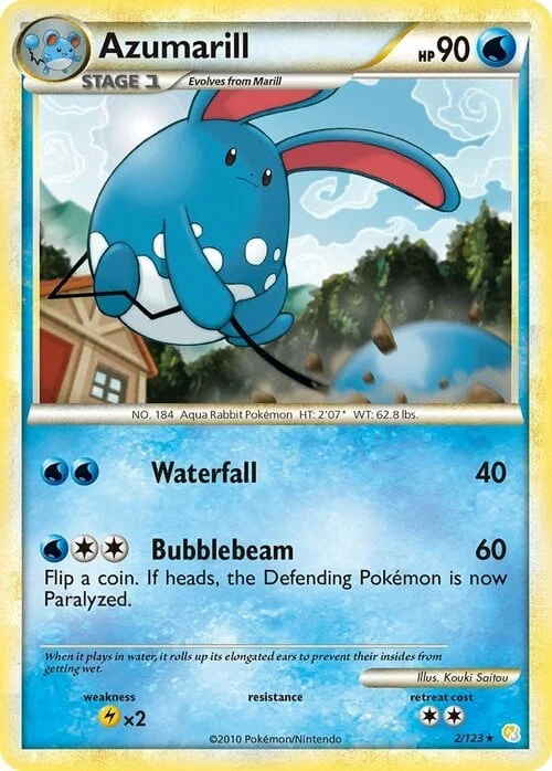 Azumarill — HeartGold & SoulSilver