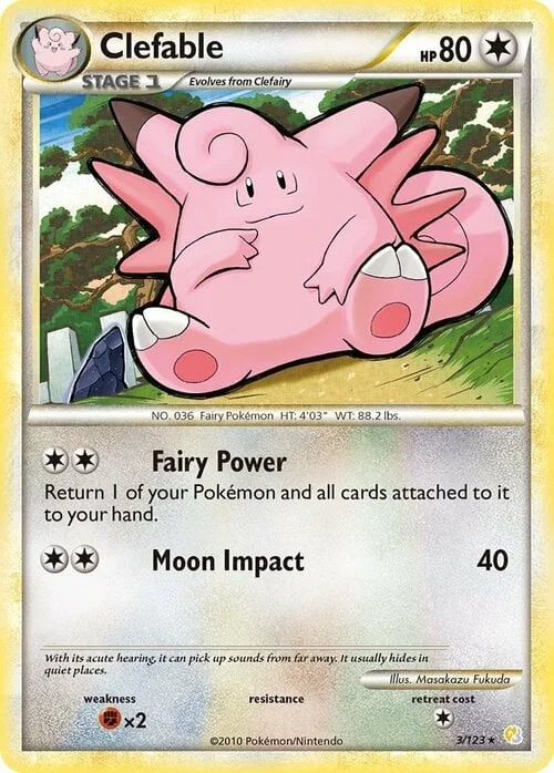 Clefable — HeartGold & SoulSilver