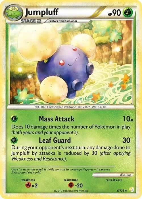 Jumpluff — HeartGold & SoulSilver