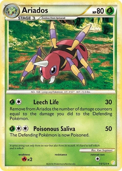 Ariados — HeartGold & SoulSilver