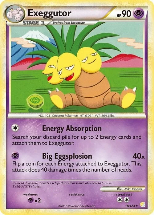 Exeggutor — HeartGold & SoulSilver