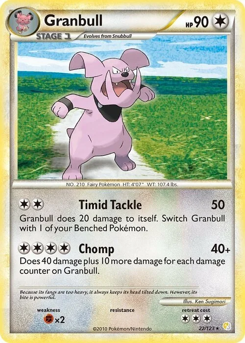 Granbull — HeartGold & SoulSilver