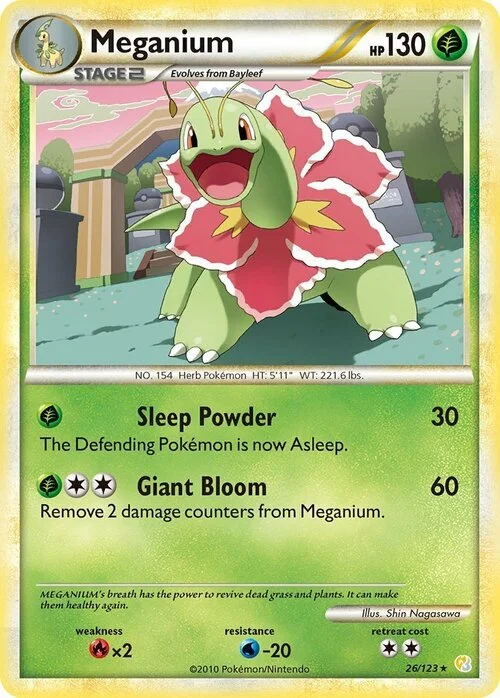 Meganium — HeartGold & SoulSilver