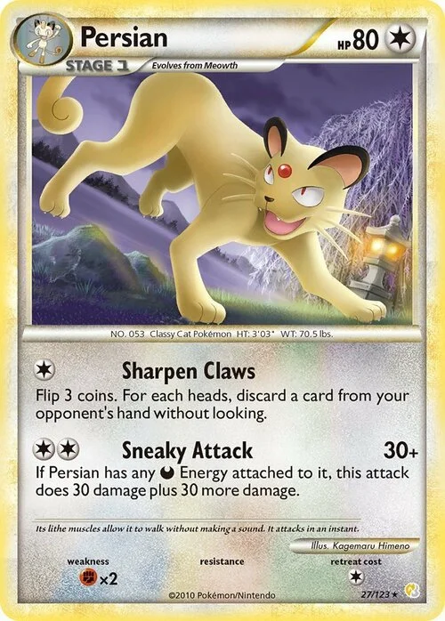 Persian — HeartGold & SoulSilver