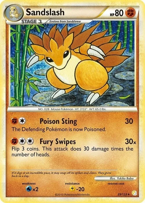 Sandslash — HeartGold & SoulSilver