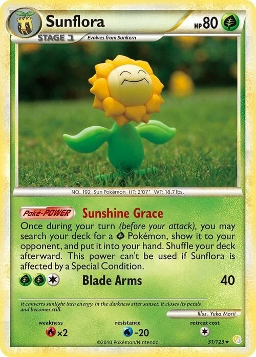 Sunflora — HeartGold & SoulSilver