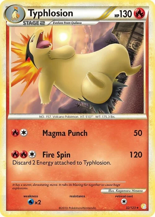 Typhlosion — HeartGold & SoulSilver
