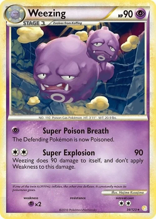 Weezing — HeartGold & SoulSilver