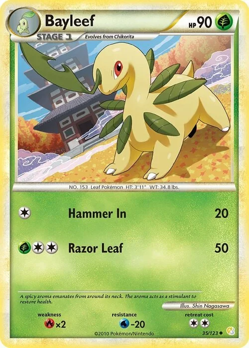 Bayleef — HeartGold & SoulSilver