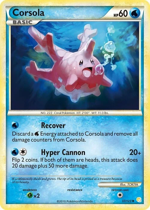 Corsola — HeartGold & SoulSilver