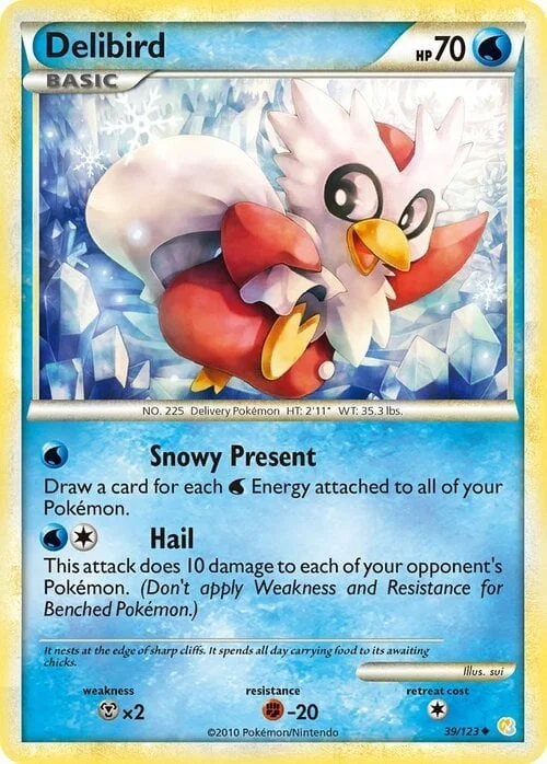 Delibird — HeartGold & SoulSilver