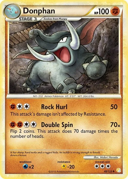 Donphan — HeartGold & SoulSilver