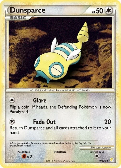 Dunsparce — HeartGold & SoulSilver