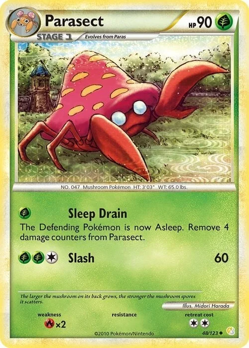 Parasect — HeartGold & SoulSilver