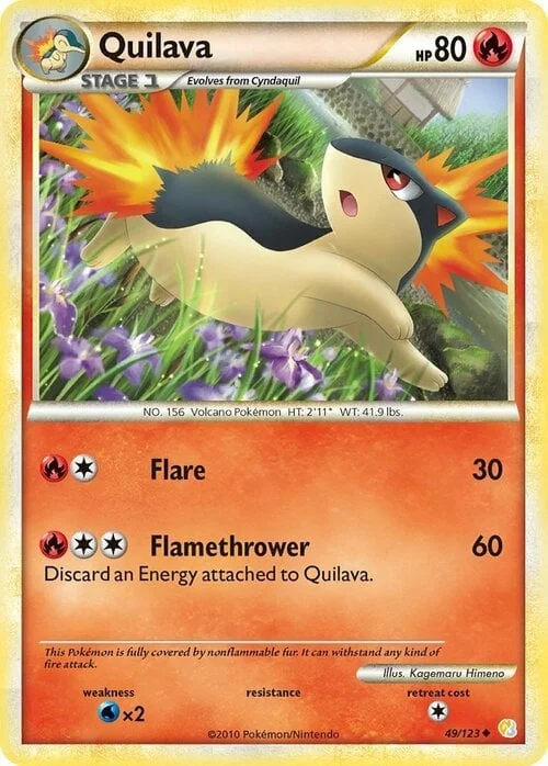 Quilava — HeartGold & SoulSilver