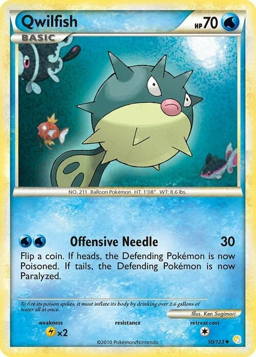 Qwilfish — HeartGold & SoulSilver