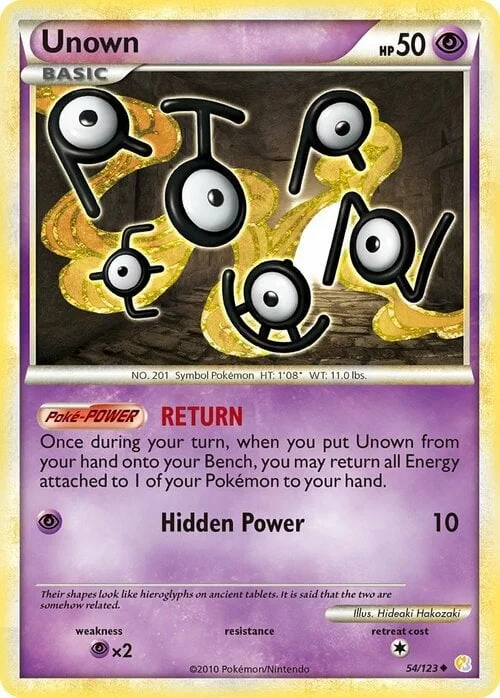 Unown — HeartGold & SoulSilver