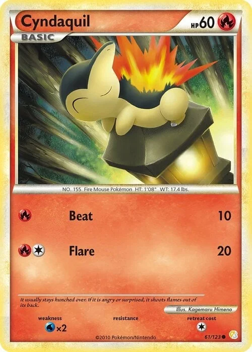 Cyndaquil — HeartGold & SoulSilver