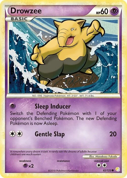 Drowzee — HeartGold & SoulSilver