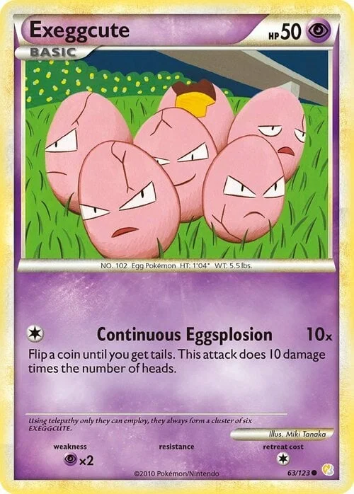 Exeggcute — HeartGold & SoulSilver