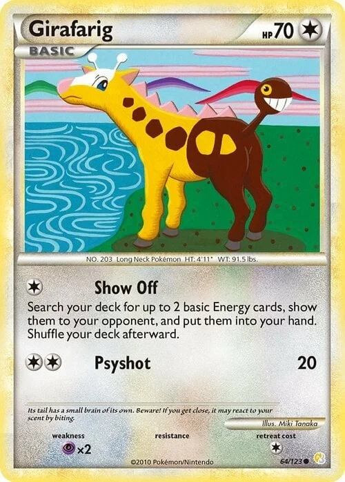 Girafarig — HeartGold & SoulSilver