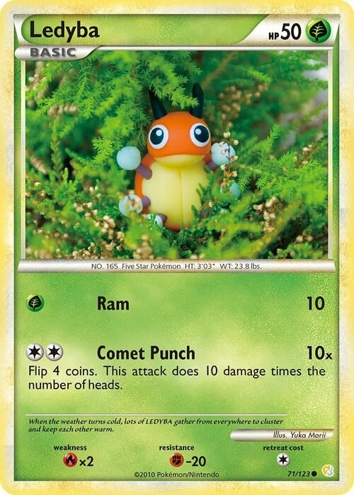 Ledyba — HeartGold & SoulSilver