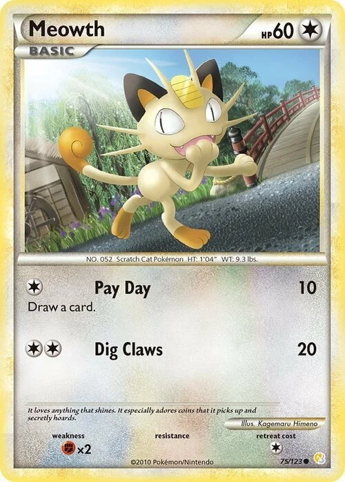 Meowth — HeartGold & SoulSilver
