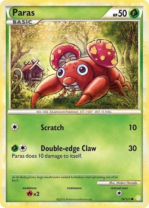 Paras — HeartGold & SoulSilver