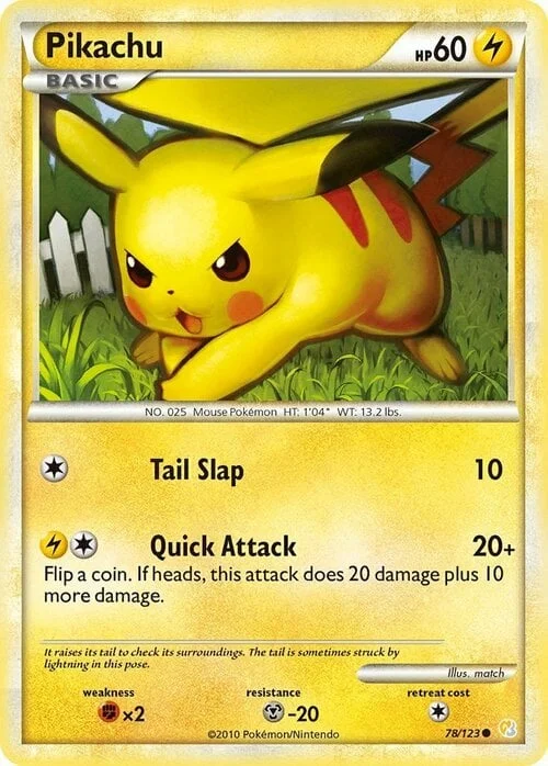 Pikachu — HeartGold & SoulSilver