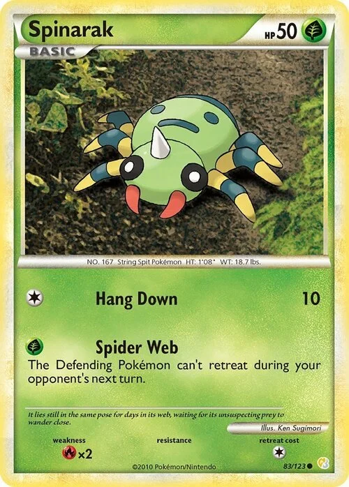 Spinarak — HeartGold & SoulSilver