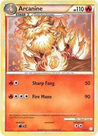 Arcanine — Theme Deck & Blisters Exclusives