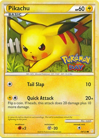 Pikachu — HeartGold & SoulSilver Promos