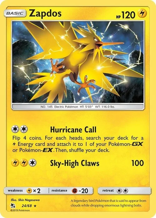 Zapdos — Hidden Fates