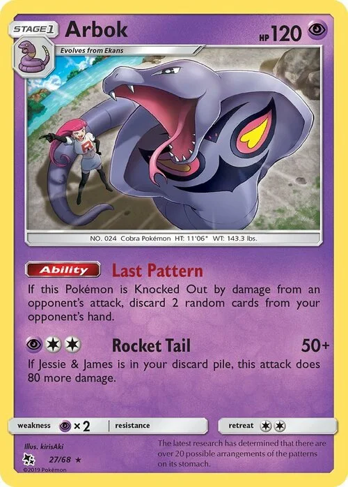 Arbok — Hidden Fates